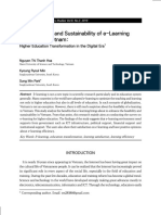 The Feasibility and Sustainability of E-Learning Systems in Vietnam