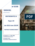 International GCSE Edexcel: Mathematics A