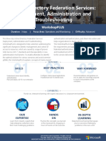 WorkshopPLUS - Active Directory Federation Services Deployment, Administration and Troubleshooting 5.3.2019