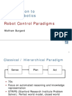 Introduction To Mobile Robotics: Robot Control Paradigms