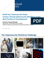Build Your Cybersecurity Team: Create A Strong Cybersecurity Workforce Using Best Practices in Development