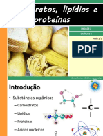 Carboidratos, lipídios e proteínas: classificação e funções