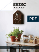 SEIKO Clock Brochure 2019