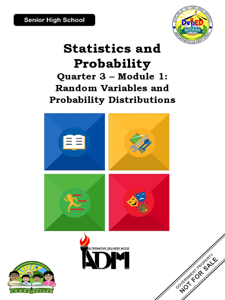 Statistics Probability Q3 Mod1 Random Variables And Probability Distributions Probability Distribution Random Variable