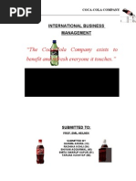 Download COKE international Business Management by sahil5624 SN49681911 doc pdf