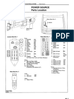 BE-6 Body Electrical System Power Source Parts Location