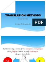 Translation Methods Summary