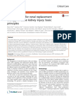 Nomenclature For Renal Replacement Therapy in AKI