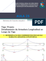 Aula 025 - Vigas - Projeto -Detalhamento Da Armadura Longitudinal Ao Longo Da Viga-Final (1)