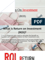 Return on Investment