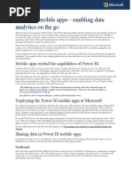 Microsoft Power BI Cheat Sheet | PDF | Microsoft | Visualization (Graphics)