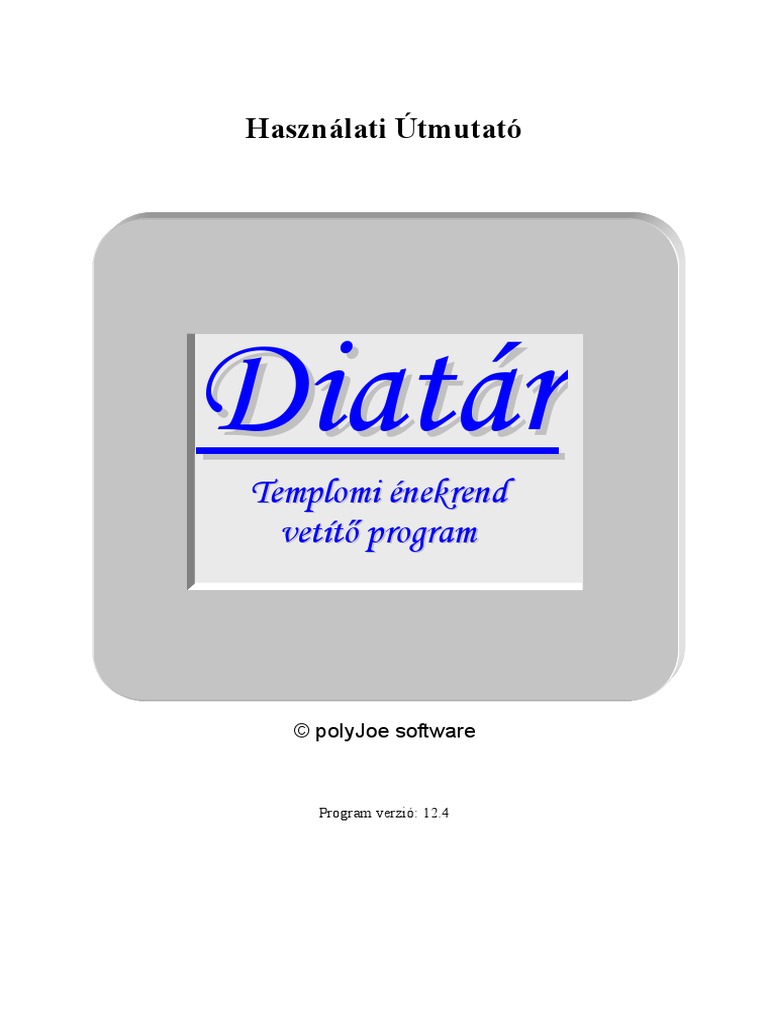 Diatar PDF