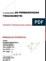 Penerapan Perbandingan Trigonometri 1