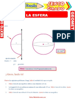 La Esfera para Sexto Grado de Primaria