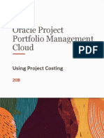 Using Project Costing