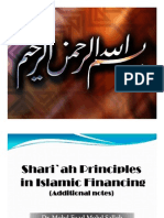 Sharia`h Principles (Additional Notes)