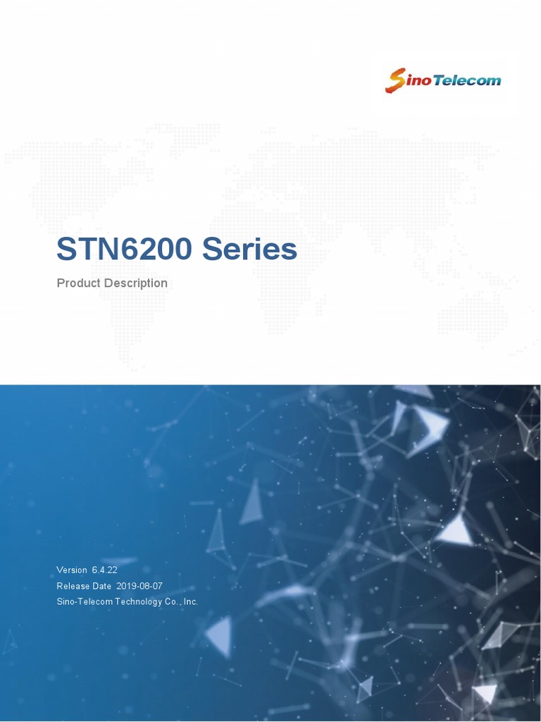 STN6200 Product Description - V6.4.22-EN | PDF | Trademark | Electronics