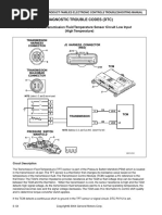 Diagnostic Trouble Codes (DTC) : DTC P0712 Transmission Fluid Temperature Sensor Circuit Low Input (High Temperature)