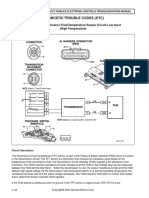 Diagnostic Trouble Codes (DTC) : DTC P0712 Transmission Fluid Temperature Sensor Circuit Low Input (High Temperature)