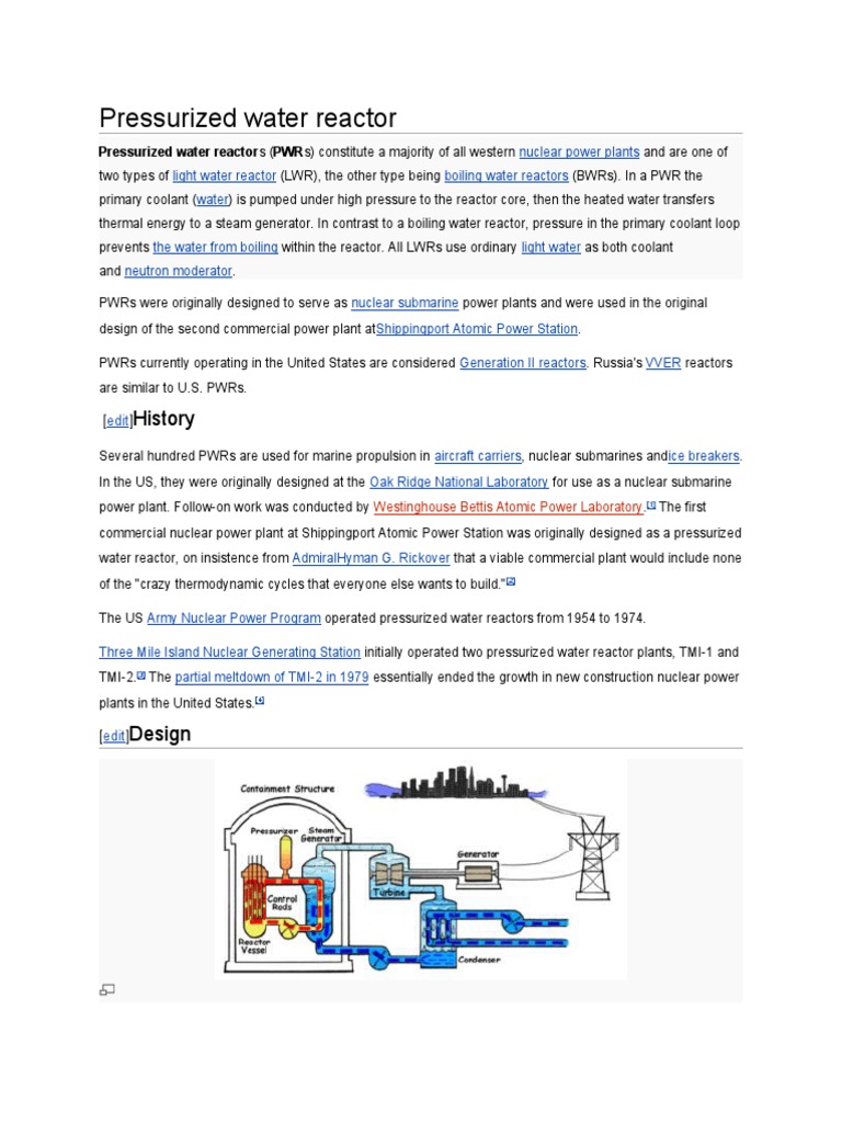 Pressurized Water Reactor Pdf _ Pressure Water Reactor Systems – XGDM