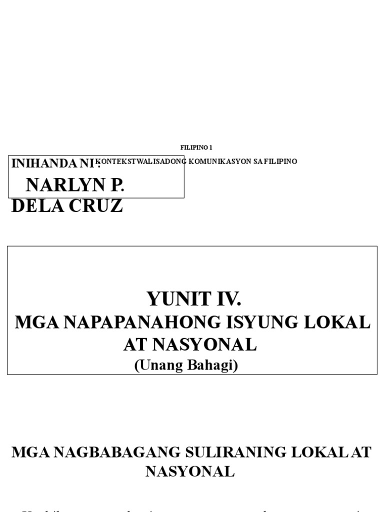 Komfil Yunit 4 | PDF