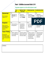 Exhib Summ Assess Rubric 2011