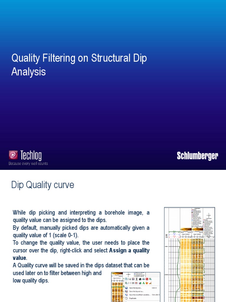 Quality Filtering for Structural Dips | PDF
