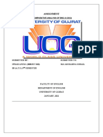 Assignment: A Comparative Analysis of BNC & Coca