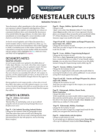 Codex - Genestealer Cults