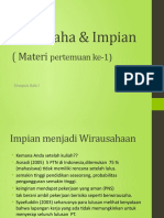 Bab 1. Wirausaha Dan Impian (28-Jul 2020)