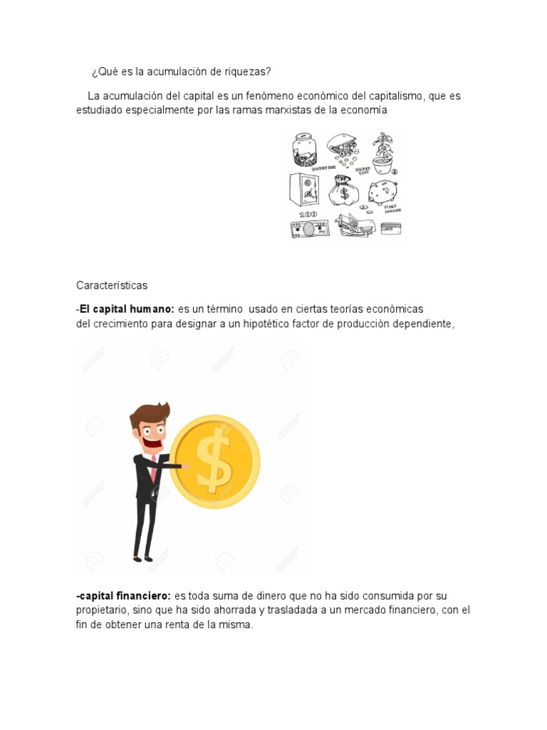 Qué Es La Acumulación de Riquezas | PDF