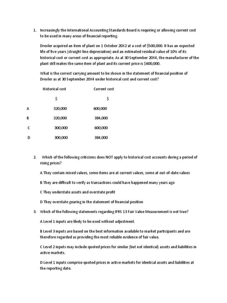 Cash Flow and Interpretation PDF Historical Cost Fair Value