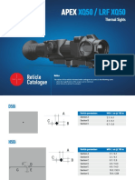 XQ50 / LRF XQ50: Reticle Catalogue