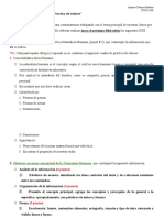 TASKSHEET # 5 ""Cuadro de Práctica de Valores""