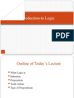 Introduction To Logic, Inference, Proposition