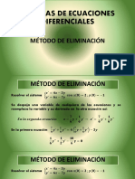 Sistemas de Ecua - Dif Eliminaciôn