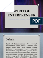 Spirit of Enterpreneur