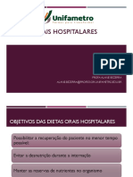 Dietas orais hospitalares