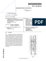 European Patent Application: Front Fork