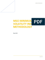 Msci Minimum Volatility Indexes Methodology