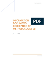 0 INFORMATION DOCUMENT Description of Methodologies Set 20171113