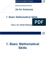 Basic Mathematical Skills-AAR