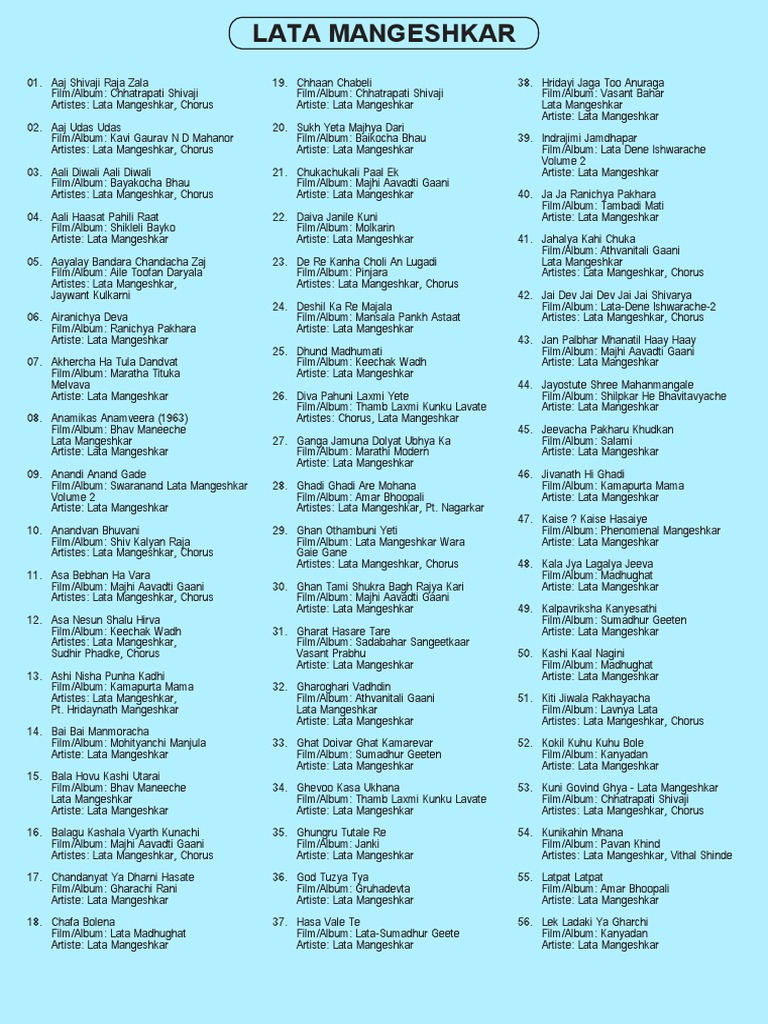 Saregama Carvaan Songlist Marathi 1 0 Sikhism