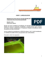 Relatório de Serviço Troca de Óleo Lubrificante Compressor de Partida BE