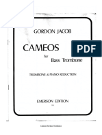 Cameos (For Bass Trombone and Wind Band) - Bass Trombone