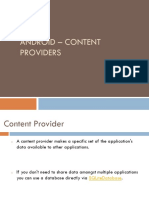 Android ContentProvider