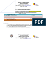 Cronograma de Recepcion de Portafolio Quimestre 2 Vicente Rocafuerte