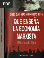 Diego Guerrero Maxi Nieto (Eds.) - Qué Enseña La Economía ...
