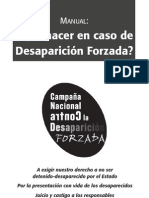 Manual Contra La Desaparicion Forzada