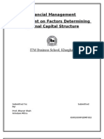 Download Factors Determining Optimal Capital Structure by Arindam Mitra SN49687063 doc pdf